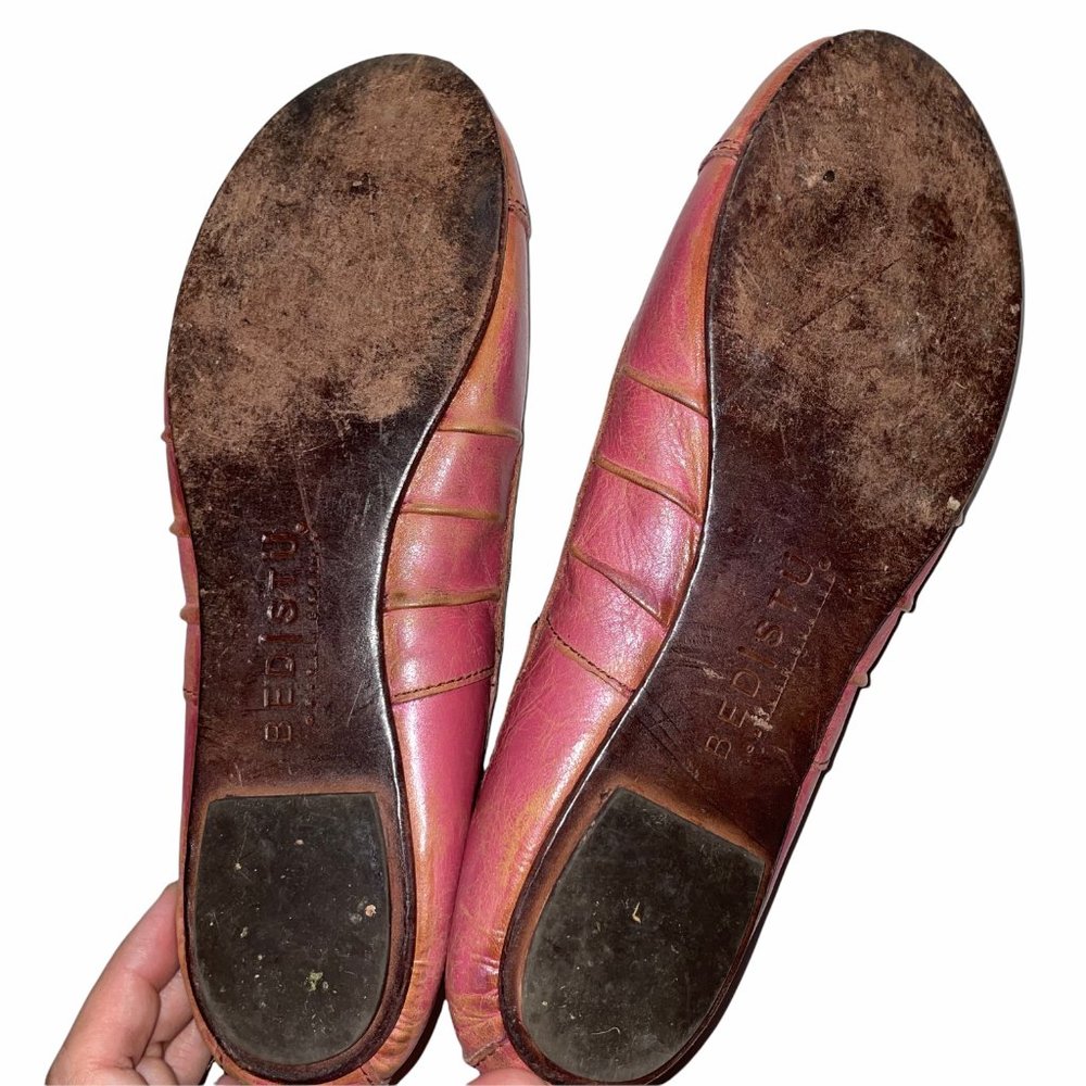 Bed Stu leather Step Cobbler Series Flats Women 8 - Picture 3 of 12